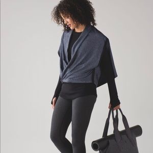 Lululemon Vinyasa Wrap NWOT. Blue denim.